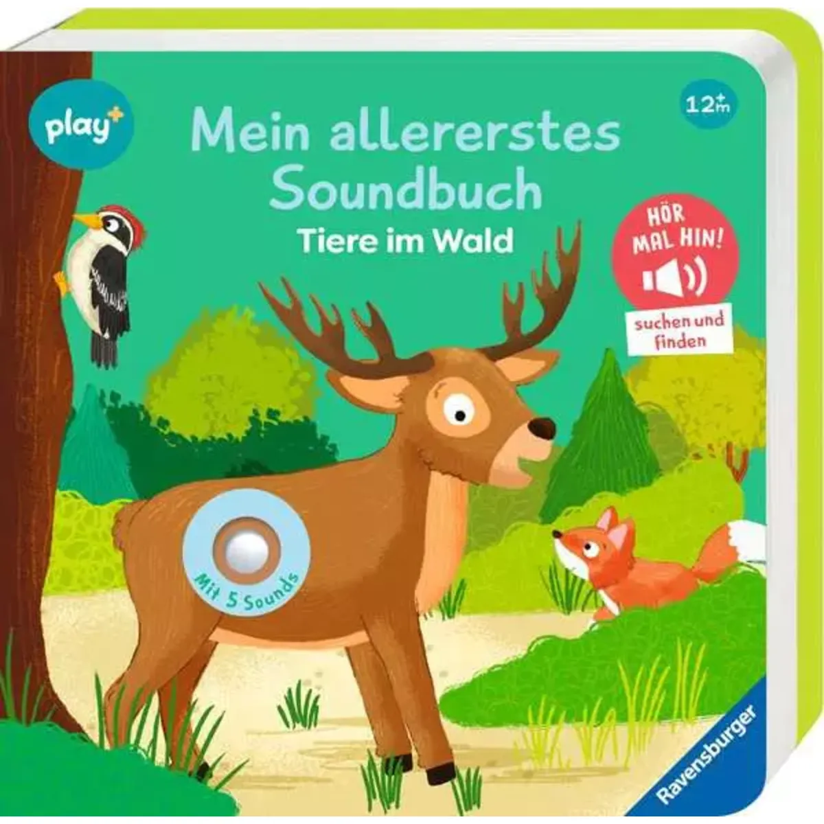 Ravensburger Jungen 45644 Play+ Mein Allererstes Soundbuch Tiere Im Wald - Bild 6