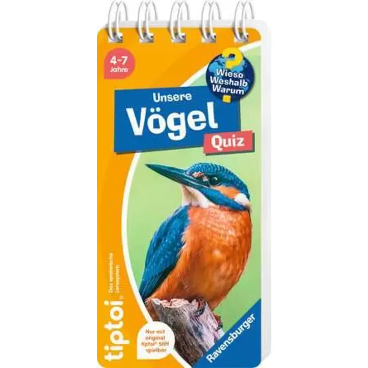 Ravensburger 49315 Tiptoi® Wieso? Weshalb? Warum? Quiz - Unsere Vögel