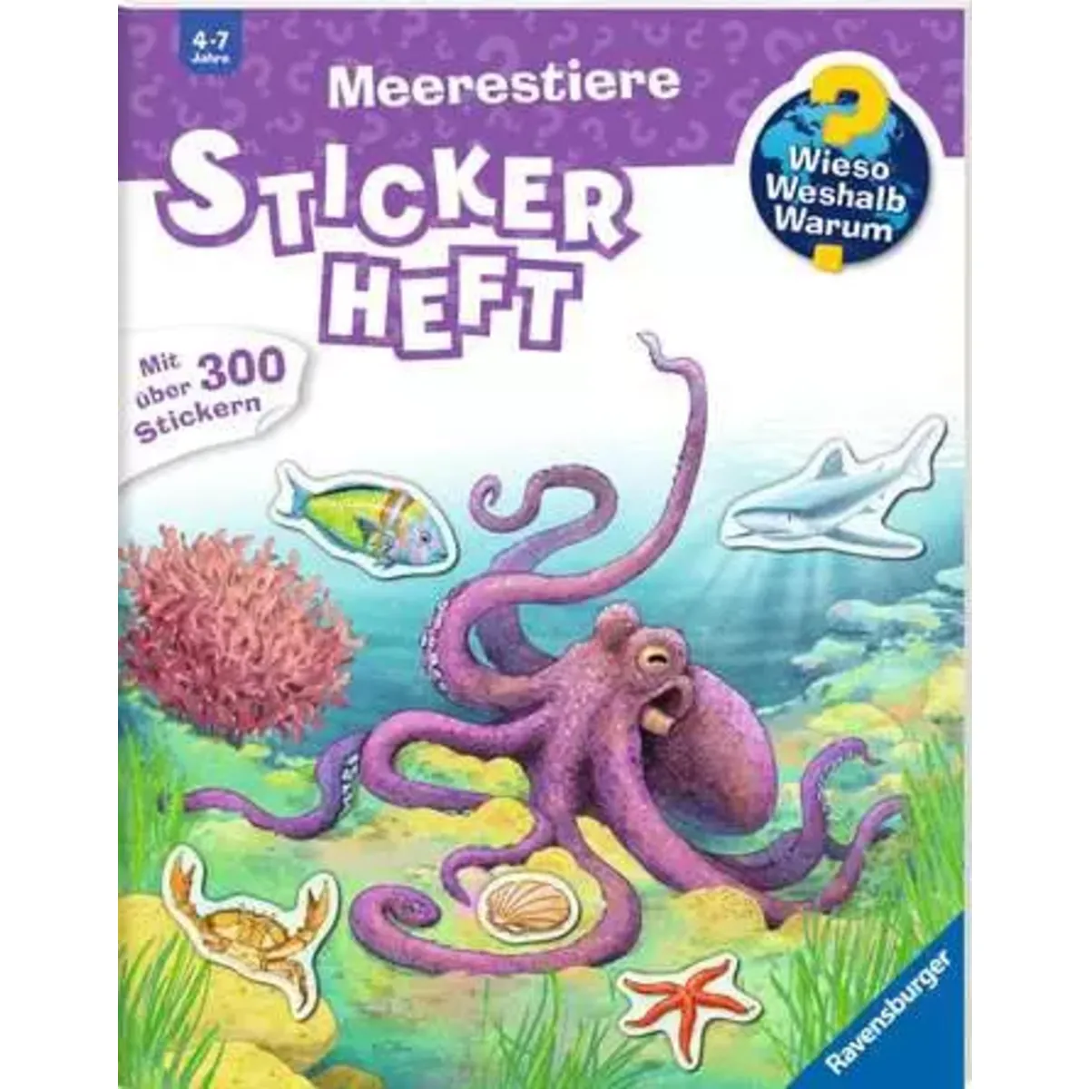 Stefan Richter ~ Wieso? Weshalb? Warum? Stickerheft - Meerestiere - Bild 6