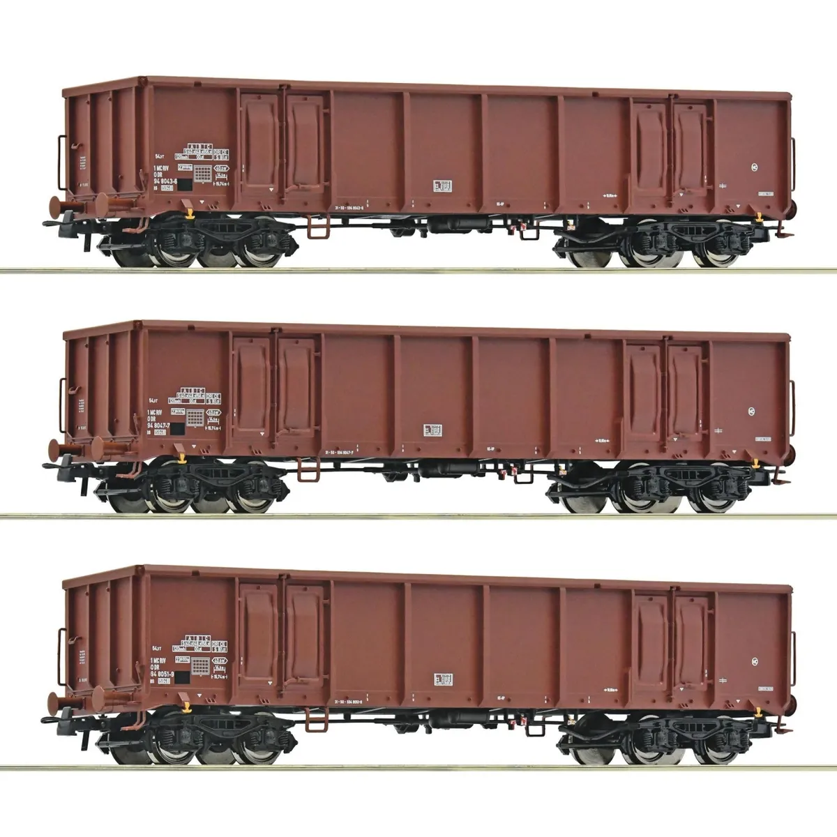 Roco 6600103 H0 3-Tlg. Set: Offene Güterwagen Eas 5948, Dr, Ep. Iv - Bild 5