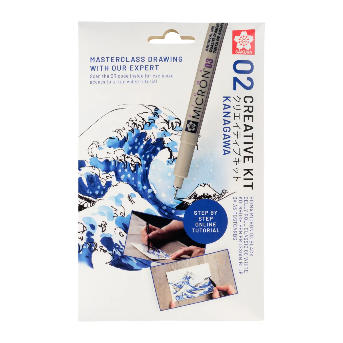 Sakura Blau/Weiss/Schwarz Kreativ Kit - Image 4