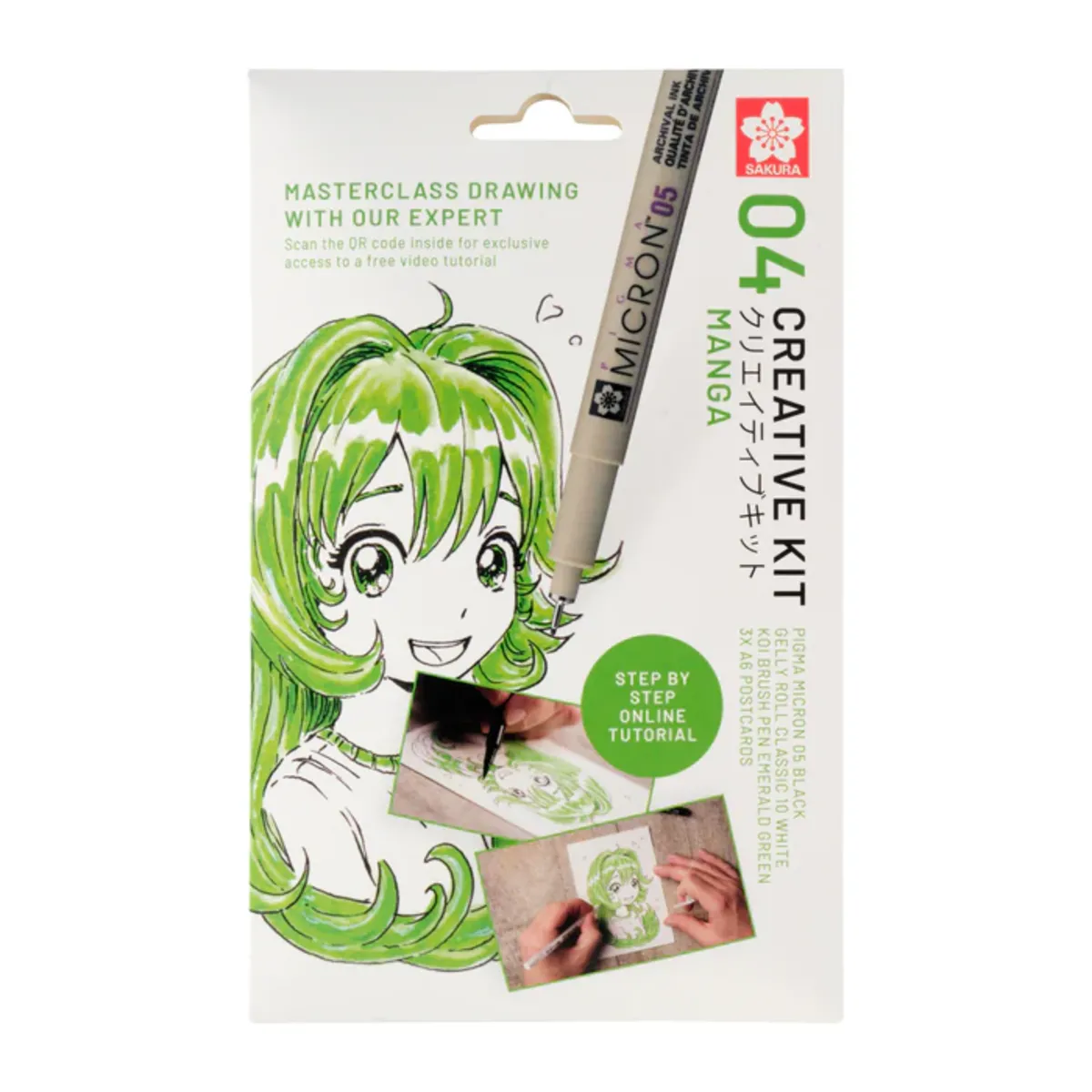 Sakura Schwarz Creative Kit Zeichenset Manga