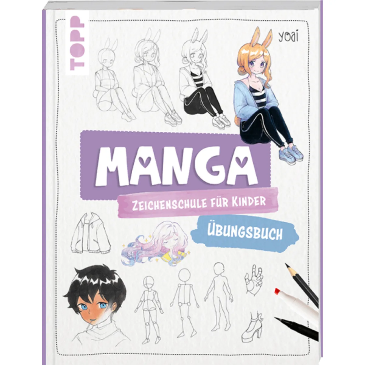 Topp Manga-Zeichenschule Für Kinder Übungsbuch