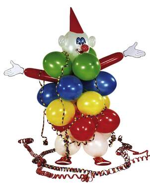 amscan Luftballon-Deko-Set Clown - 0