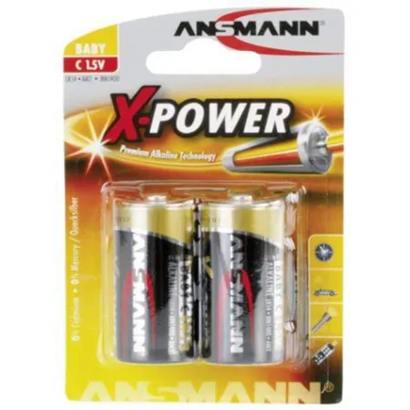 Ansmann Alkaline Batterie X-Power Baby C, 2 Stück - 0
