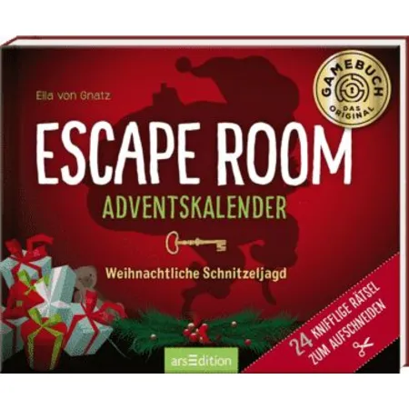 Ars Edition Escape Room Adventskalender. Weihnachtliche Schnitzeljagd ...