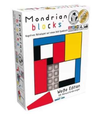 Asmodee Mondrian Blocks: Weiße Edition - 0