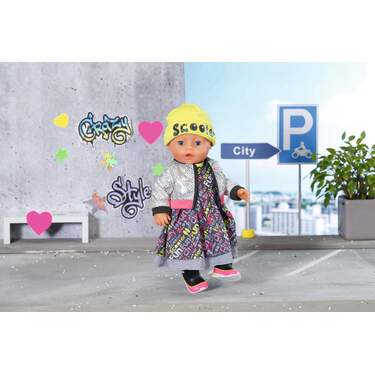Bambola Zapf Creation Baby Born City Deluxe 43 Cm, Nuova, In Scatola, 827147