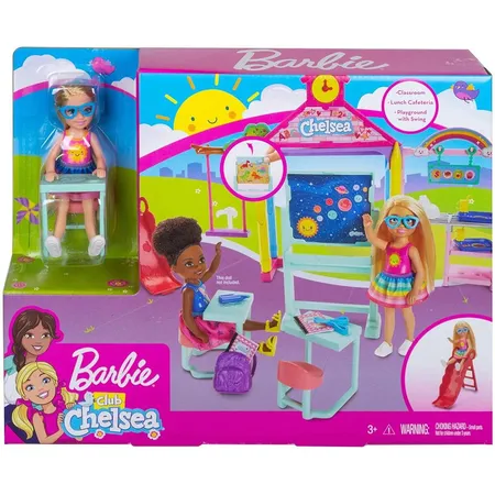 Barbie Chelsea Schule mit Puppe Spielset - 0