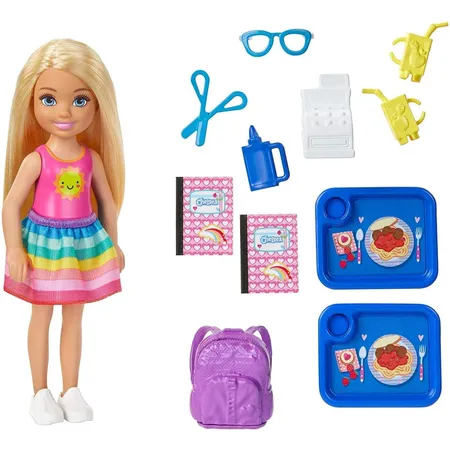 Barbie Chelsea Schule mit Puppe Spielset - 1