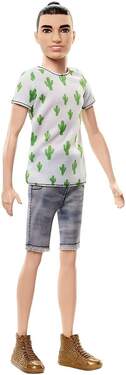 Barbie Fashionista Ken mit Kaktus-Shirt - 0