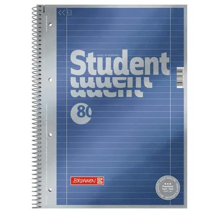 BRUNNEN Collegeblock Premium A4, 80 Blatt LIneatur 27 - 0