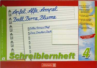 BRUNNEN Schreiblernheft, A4 quer, Lineatur 4, 16 Blatt - 0