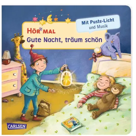 Carlsen Verlag Hör mal (Soundbuch): Mach mit - Pust aus: Gute Nacht, träum schön - 0