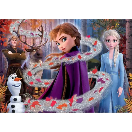 Clementoni Glitter Puzzle - Disneys Frozen 2, 104 Teile - 1