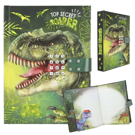 Depesche Dino World Geheimcode Tagebuch mit Sound - 0