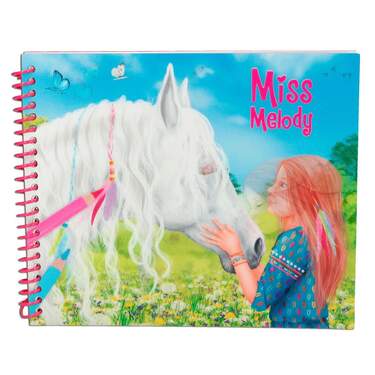 Diario Depesche Miss Melody Con Lucchetto A Cuore - Quaderno Per Ragazze Con Due Cavalli E Rose, 192 Pagine A Righe, 19x16x2,5 Cm - 4