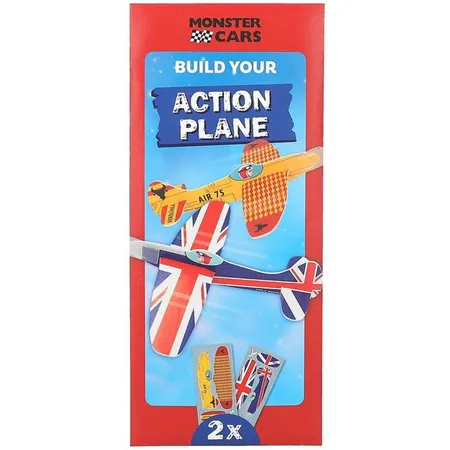 Depesche Monster Cars Build your Action Glider, 1 Packung, 6-fach sortiert - 0