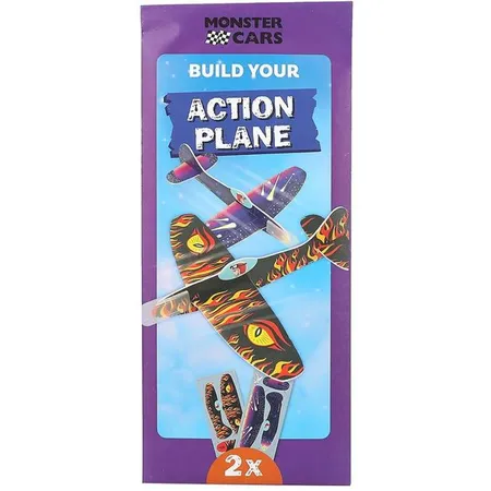 Depesche Monster Cars Build your Action Glider, 1 Packung, 6-fach sortiert - 1