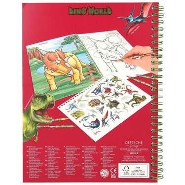Dino World Malbuch mit Buntstiften Dino World - 7