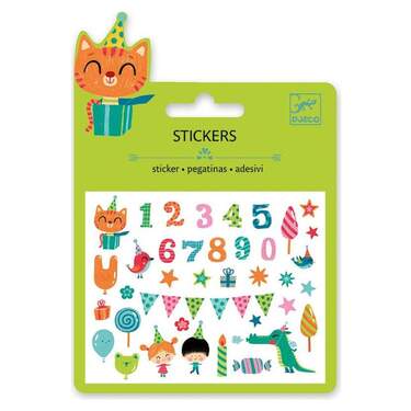 Djeco Mini Sticker Geburtstag - 0