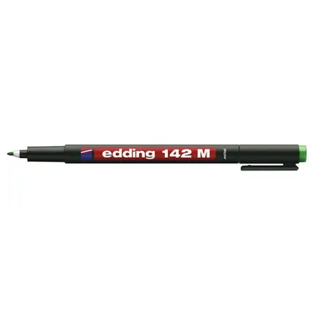 edding 142 Folienschreiber für OHP, M, grün , permanent, 1mm - 0