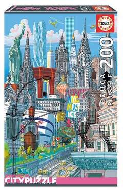 Educa Puzzle Citypuzzle New York 200 Teile