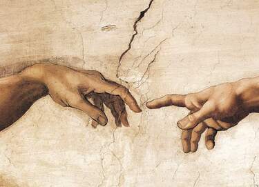Eurographics Die Erschaffung Adams (Detail) von Michelangelo, 1000 Teile - 1
