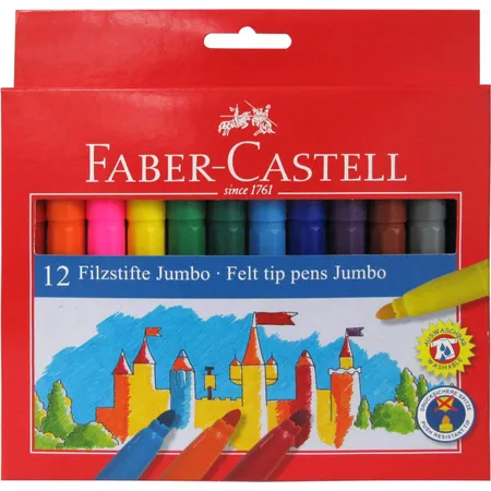 Faber-Castell Filzstifte Jumbo 12er - 0