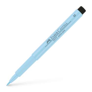 Faber-Castell Tuschestift Pitt artist pen brush, B, Farbe 148, eisblau - 0