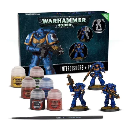 Games Workshop Warhammer 40.000 Intercessors & Paint Set - 1