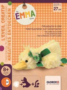 Glorex Kuscheltier zum Selbermachen Ente Emma, 27 cm