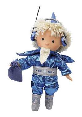 Götz Sandmann Puppe 37 Cm Rot - 65 Jahre Jubiläumsedition Mit Musikwerk & Schlafsandbeutel