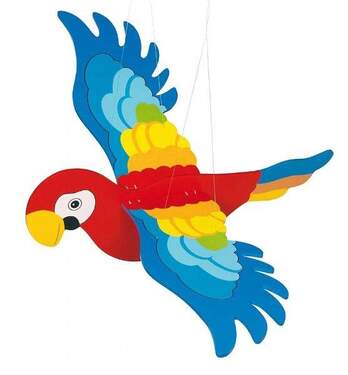 goki Schwingtier Papagei 65 cm