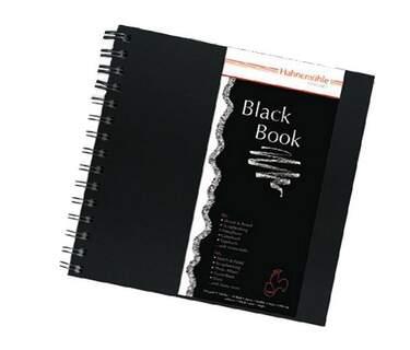 Hahnemühle Black Book, 250g, A4, 30 Blatt - 0