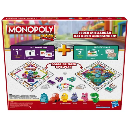 Jogo Monopoly Junior Super Mario Efeitos Sonoros - Hasbro - Loja ToyMania