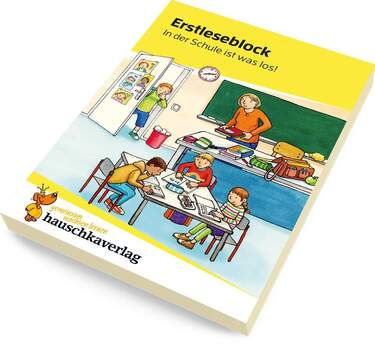 Hauschka Verlag Erstleseblock - In der Schule ist was los! A5-Block