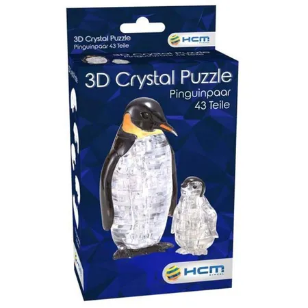HCM Kinzel Crystal Puzzle Pinguinpaar - 0
