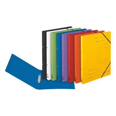 Herlitz Ringbuch DIN A4, Pappe-Karton, 8 Stück in verschiedenen Farben - 0