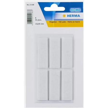 HERMA HOME Filzgleiter weiß 15 x 45 mm duo shop de