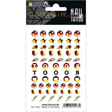 HERMA Nail Tattoo Sticker German Star