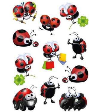 Sticker Bienen, Flügelsticker - 3227 Sticker Bienen, Flügelsticker - 3227