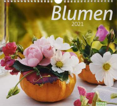 Heye Bildkalender 2021 times&more Blumen - 0