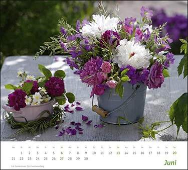 Heye Bildkalender 2021 times&more Blumen - 1