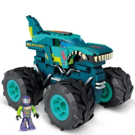 Hot Wheels Mega Construx Mega-Wrex Monster Truck Bauset, Spielzeugauto - 1