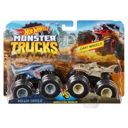 Hot Wheels Wheels Monster Trucks Die-Cast 2er-Pack 1:64, sortiert - 1