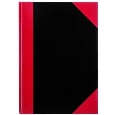 Idena Kladde, DIN A4, rot-schwarz, 96 Blatt - 0