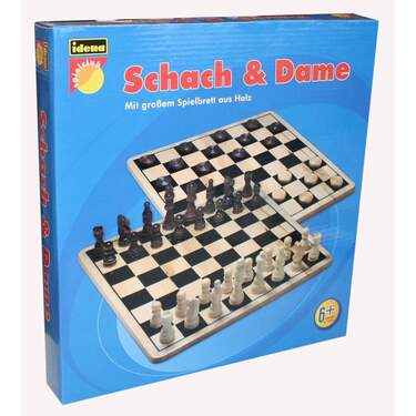 Idena - 2-in-1 Spiel Schach & Dame online kaufen » Zum Shop