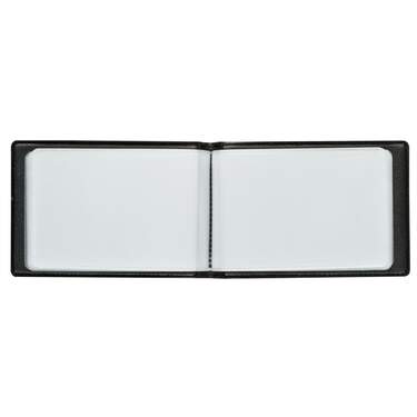 Idena 567043 Business Card Organiser For 40 Cards 10 X 7 Cm Black