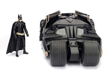 Jada Batman The Dark Knight Batmobile & Batman 1:24 - 1